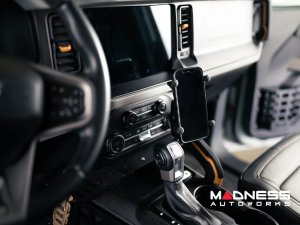 Ford Bronco Interior Upgrade - Center Console Molle Panels + Bridge - DV8 Ford Bronco Interior Upgrade - Center Console Molle Panels + Bridge - DV8